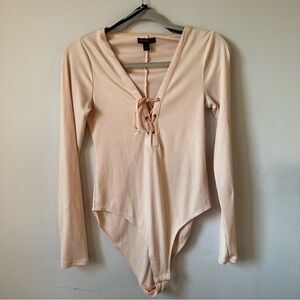 Material Girl Ribbed Top in Cream